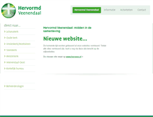 Tablet Screenshot of hervormd-veenendaal.nl